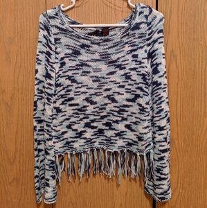 Fringe sweater (slightly cropped)